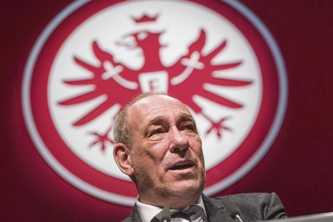 Eintracht-Präsident Peter Fischer.
