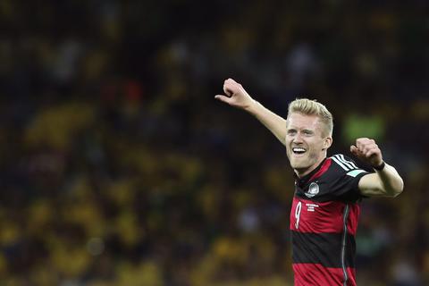 André Schürrle, hier bei der WM 2014. Archivfoto: dpa