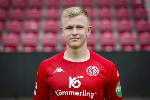 Mainz 05 Spieler Jonathan Burkardt.   Foto: Sascha Kopp / VRM Bild