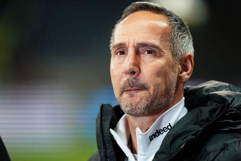 Adi Hütter - Trainer von Eintracht Frankfurt. Archivfoto: dpa
