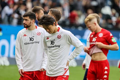 Bei Mainz 05 herrscht nach dem 0:3-Niederlage in Frankfurt großer Frust.
