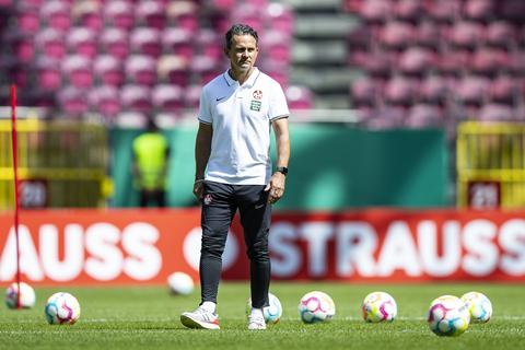 FCK-Trainer Dirk Schuster. Foto: dpa