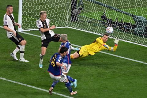 Deutschland verliert gegen Japan.