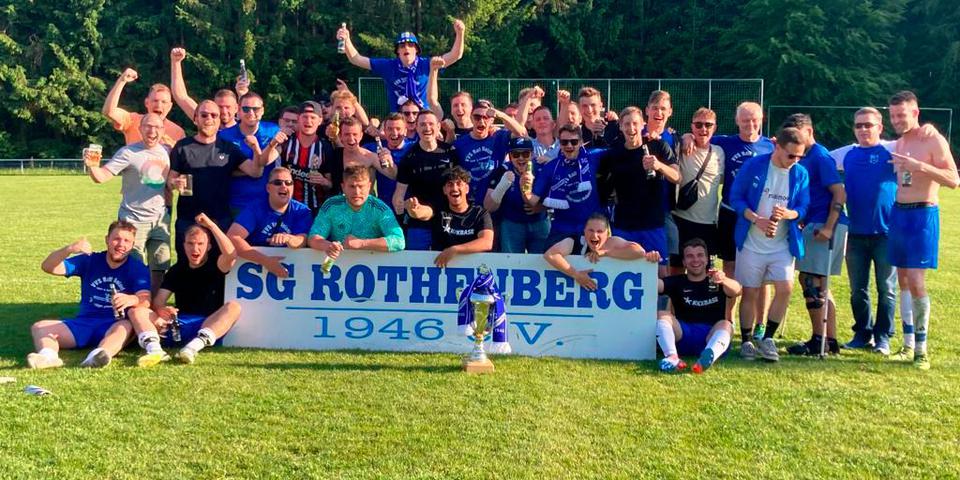 Meisterlich: Die SG Rothenberg II steigt als Meister der C-Liga 2023 in die B-Liga Odenwald auf. Tina Freidel