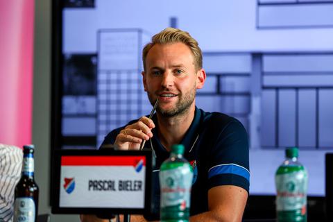 Das neue Gesicht auf der Steinbacher Trainerbank: Pascal Bieler kommt von der U 23 der Dortmunder Borussia. Foto: Björn Franz 