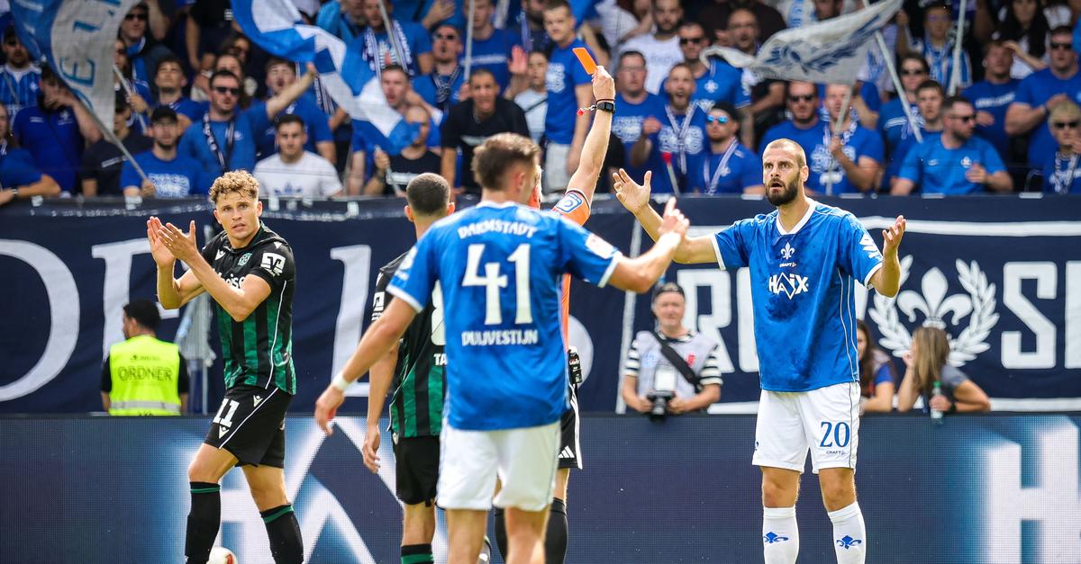 SV Darmstadt 98: Aleksandar Vukotic wird gegen Hannover 96 zur tragischen ...