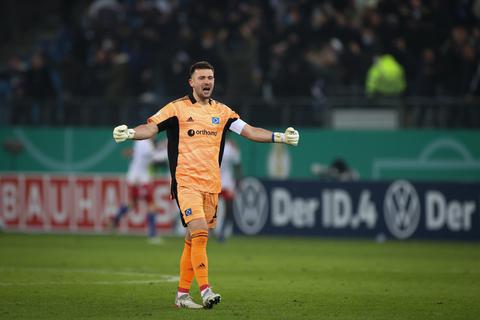 HSV-Torwart Daniel Heuer hat ebenfalls mit dem Corona-Virus infiziert.  Foto: dpa