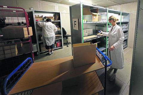Die Produkte sind teuer und können wegen ihres THS-Gehalts auch Rauschzustände auslösen. Gelagert werden sie in Tresoren hinter Schloss und Riegel. Foto: Cansativa