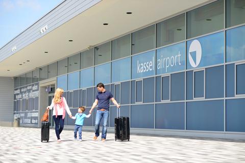 Der Regionalflughafen Kassel-Calden hat eine überschaubare Zahl von Passagieren.